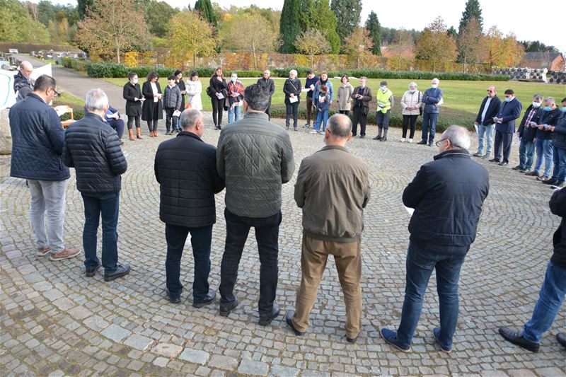 De coronadoden werden samen herdacht