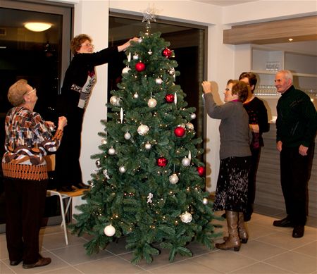 De eerste kerstboom in Amideus