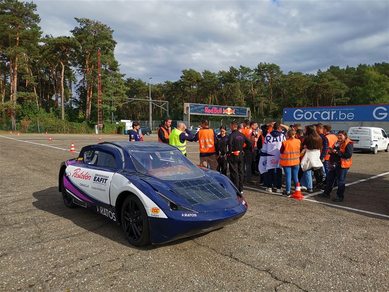 De eerste zonnewagens zijn gearriveerd