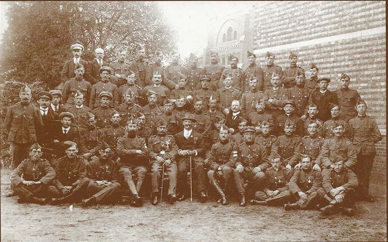 De Heusdense oudstrijders van 14-18