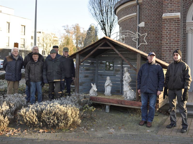 De kerststal van Bolderberg staat op zijn plaats