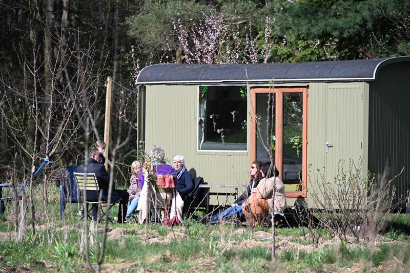 De lente laat zich opmerken in De Grune Grond