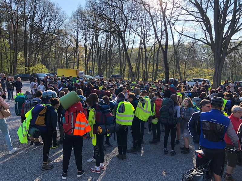 De loofnaaldtocht is gestart