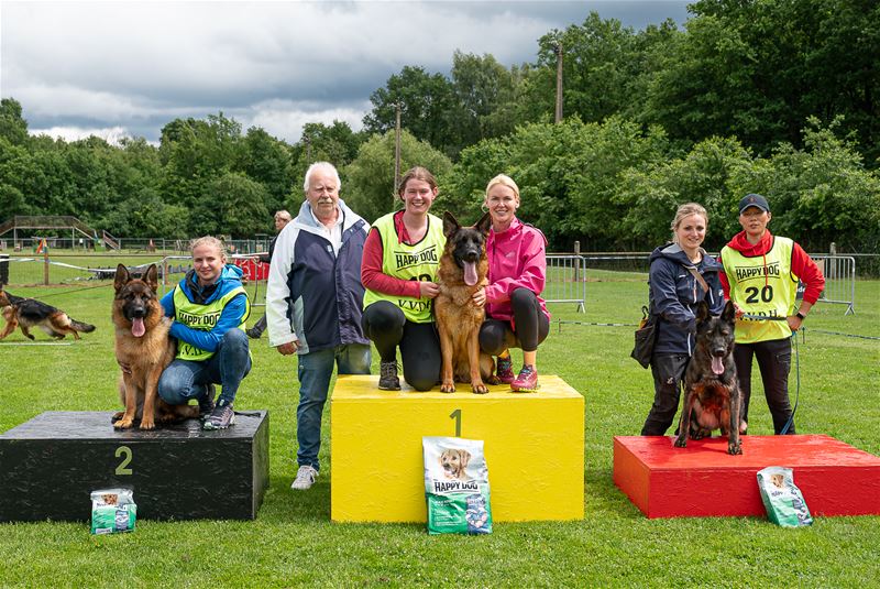 De mooiste Duitse herders op het podium