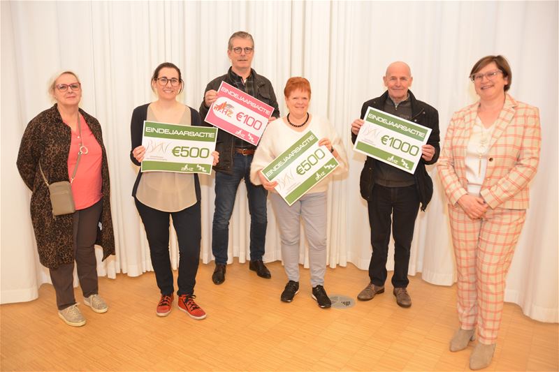De prijzen van de eindejaarsactie zijn uitgereikt