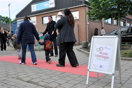 De rode loper voor de ouders