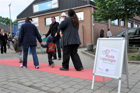 De rode loper voor de ouders