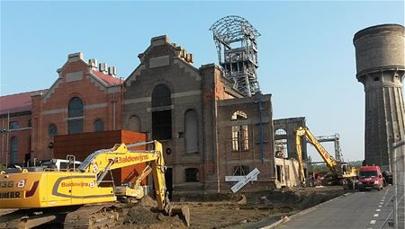 Deel ophaalmachinegebouw niet meer toegankelijk