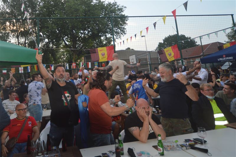 Dolle vreugde bij de Italianen