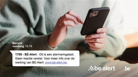 Donderdag grote BE-Alert test, ook in HZ