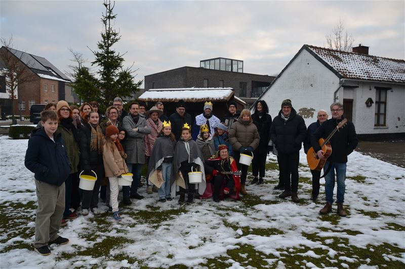 Driekoningen gingen op pad in Viversel