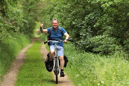 Driekwart parcours Meylandt Jogging in de schaduw