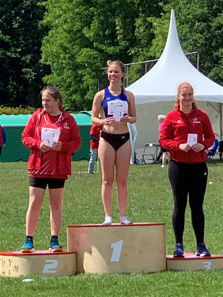 Driemaal goud voor Kiara Maene op Special Olympics