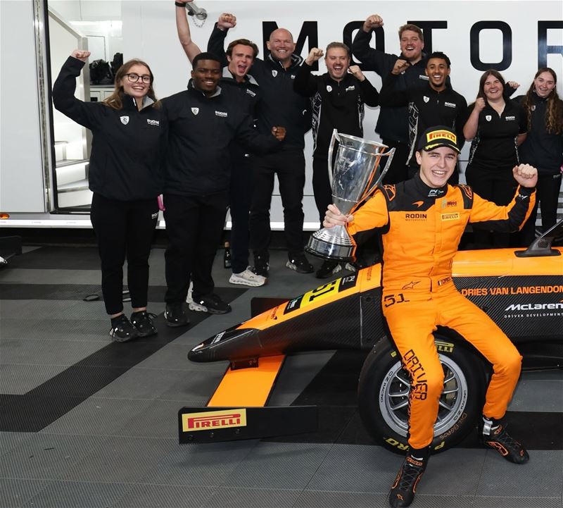 Dries Van Langendonck is Brits F4 kampioen