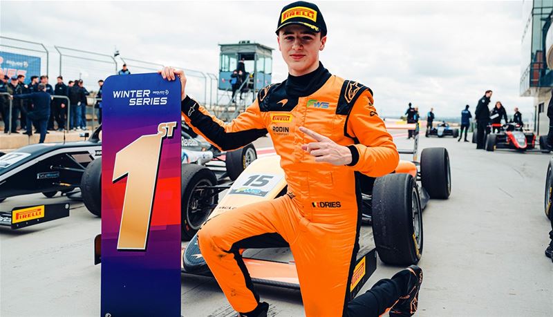 Dries Van Langendonck ongenaakbaar in Barcelona