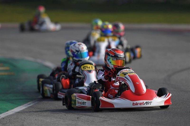 Dries Van Langendonck toont zich meteen in WSK