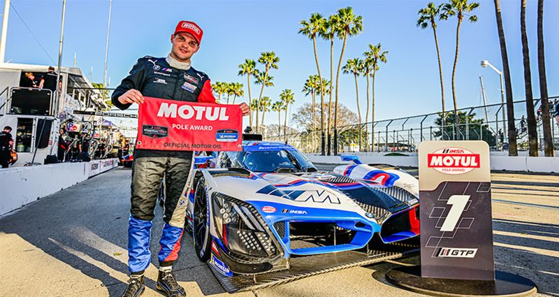 Dries Vanthoor is pole-kampioen in de States