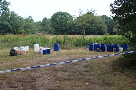 Drugsafval gevonden in de buurgemeenten