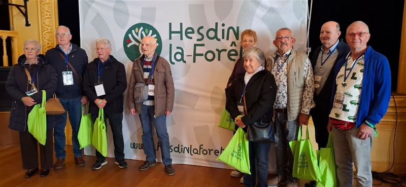 Dubbel verbroederingsjubileum in Hesdin-la-Forêt