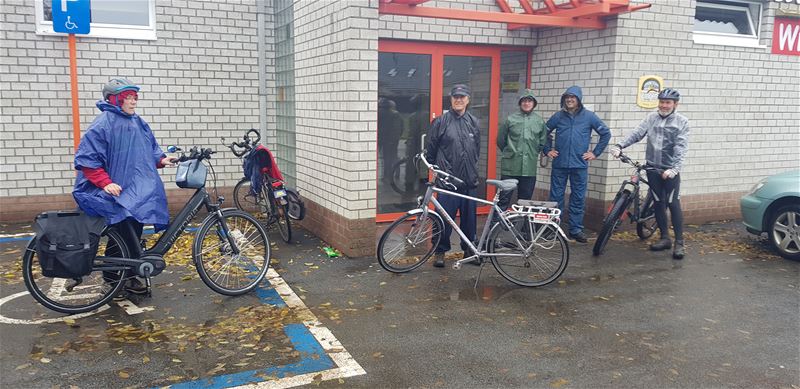 Echte fietsers laten zich nooit afschrikken