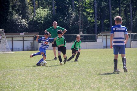 Echte voetballers klagen niet over het weer