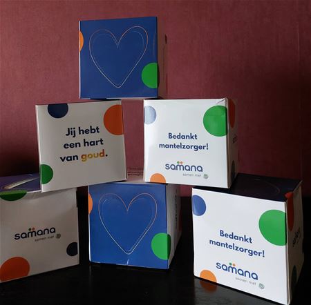 Een attentie voor mantelzorgers in Eversel