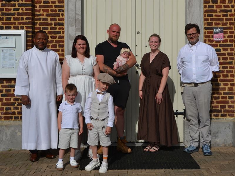 Een eerste communicant van BSBO Heideland