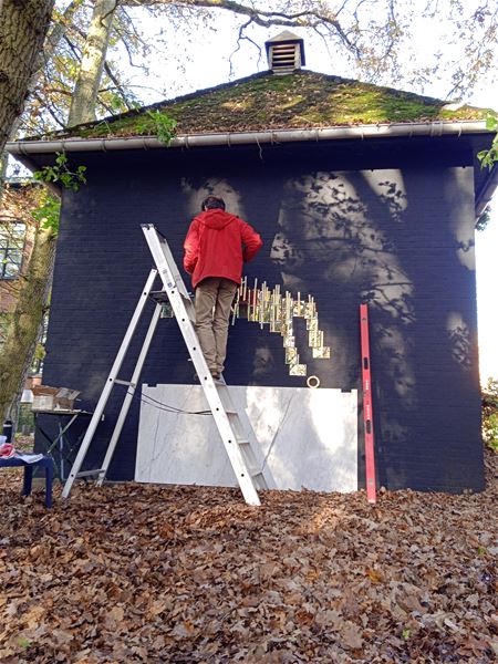 Een kunstwerk voor verongelukte mijnwerkers