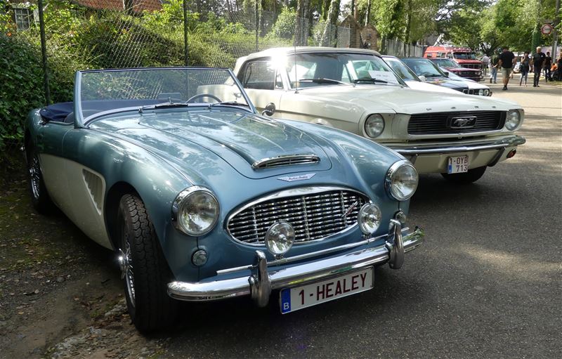 Een mooie verzameling oldtimers bij Roadhouse