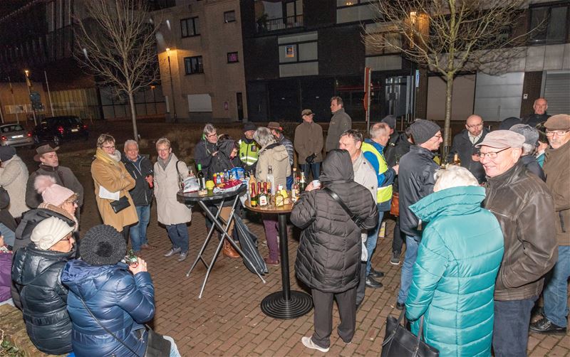 Een protestnieuwjaarsreceptie met oppositiesmaakje