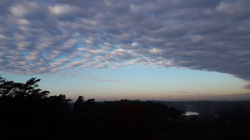 Een wandeling bij zonsopgang