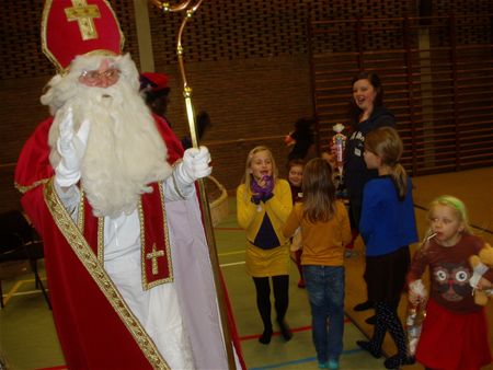 Een warm turnwelkom voor de Sint