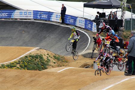 EK BMX: aparte sfeer