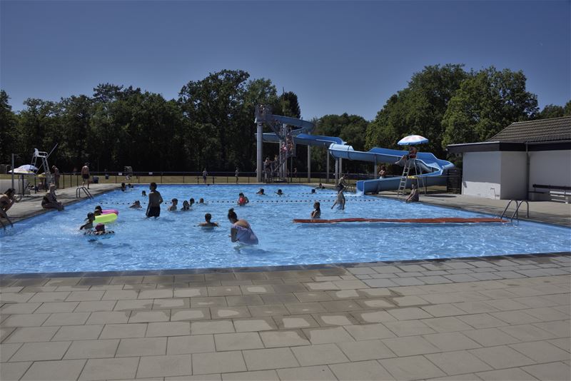 En de zwempret is ingezet