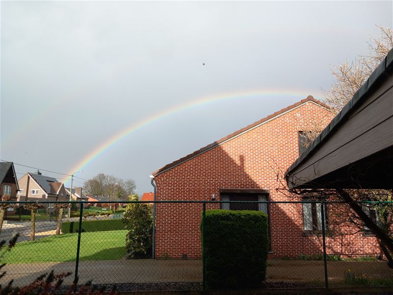 En zo kon een regenboog niet uitblijven