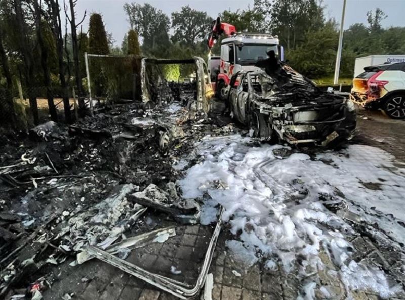 Enorme schade na felle brand