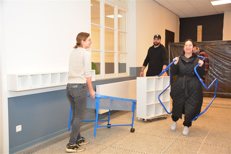 Er wordt volop verhuisd in De Toverfluit