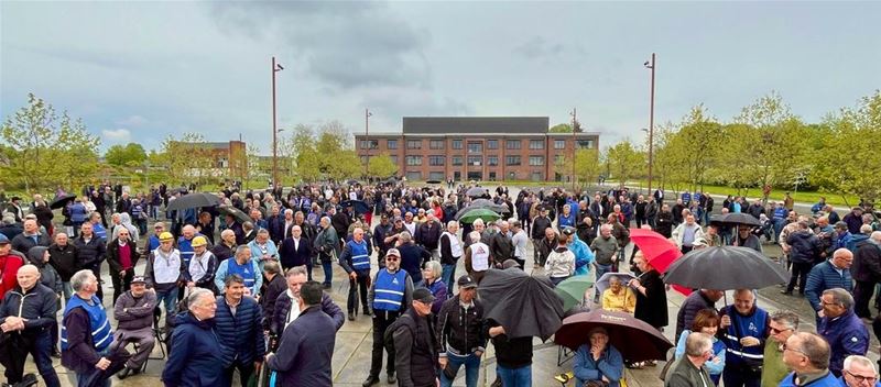 Ex-personeel KS viert 'Dag van de MIjnwerker'