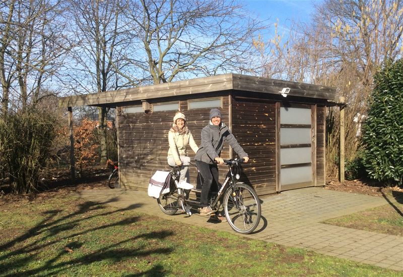 Fietser van de week: Gert en Claire op de tandem