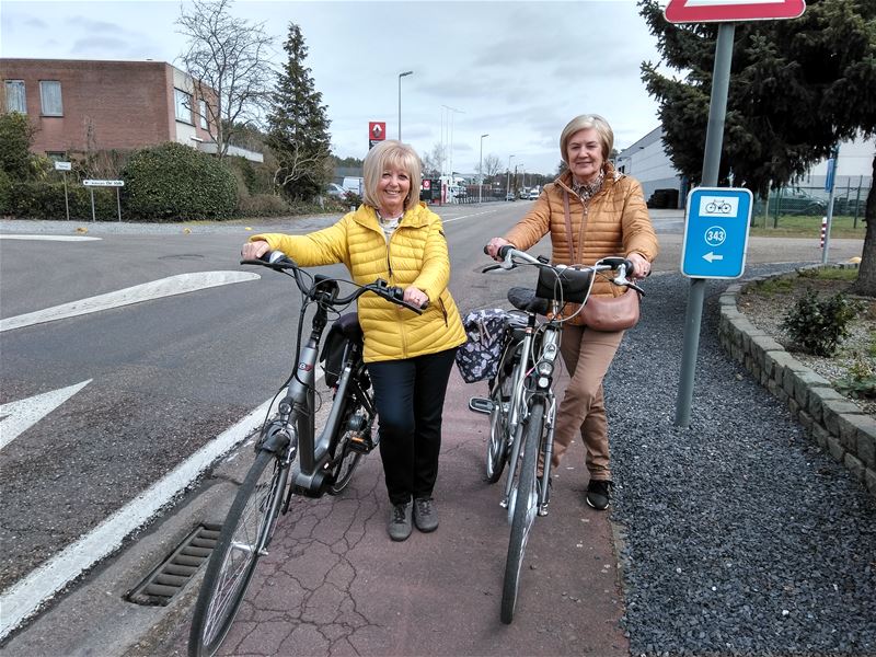 Fietser van de week: Rita en Olivia