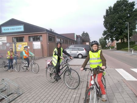 Fietsexamen in Eversel