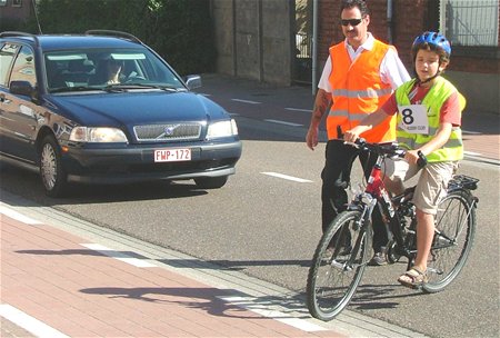 Fietsexamen voor leerlingen De Brug