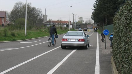 Fietspad voor auto's?