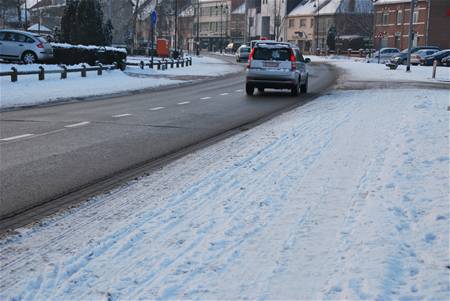 Fietspaden zijn niet sneeuwvrij