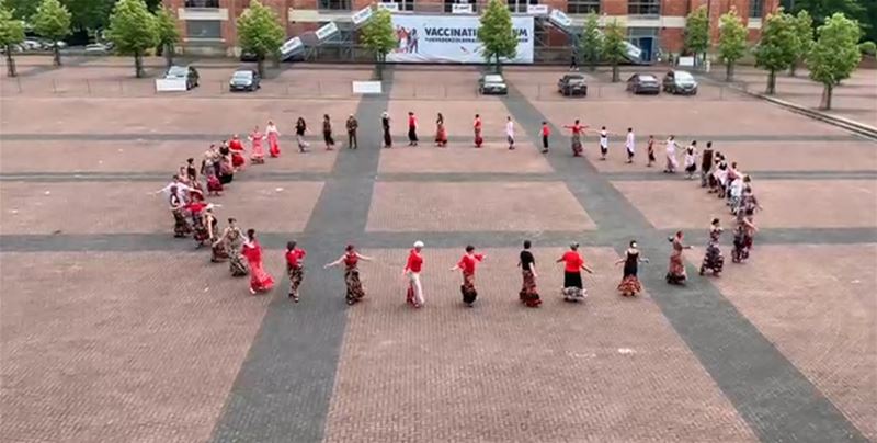 Flamenco op het Marktplein