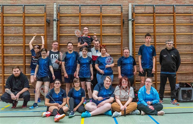 G-badmintonners kregen ook de Sint op bezoek