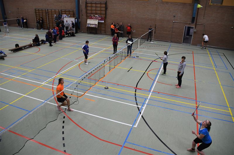 G-badmintonners spelen op niveau