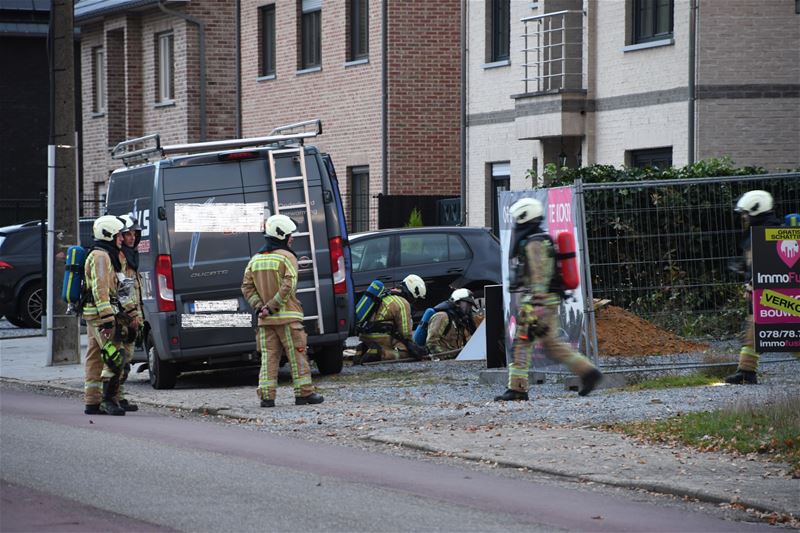 Gaslek ontstaan bij werken in Schansstraat