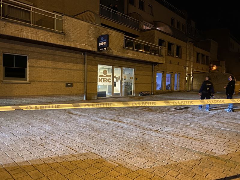 Geen buit bij plofkraak op KBC