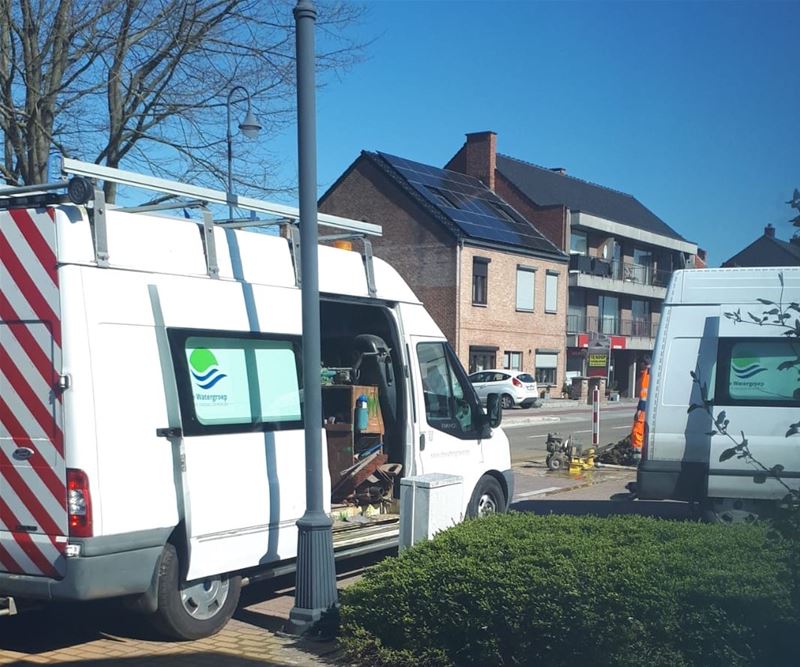 Geen water in Brugstraat en Kruiswegstraat